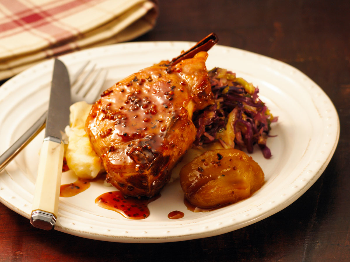 Sticky Apple Pork Chops